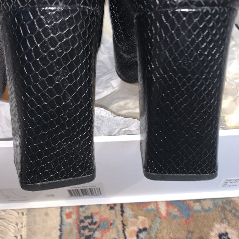 BY FAR Elliot snake print boots 38 leather - Picture 5 of 12